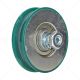 Steel Hanger Roller with Nylon Tyre & M10 Concentric Pin (Flat Track)