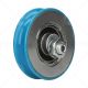 Steel Door Hanger Roller with Polyurethane Tyre & M12 Eccentric Pin (Curved Track)