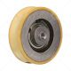 Steel Door Hanger Roller with Polyurethane Tyre & M6 Threaded Insert (V Track)