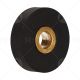 Rubber Wheel with Brass Centre