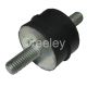 Rubber Shock Absorber On Steel Mounting Bolts