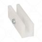 80mm Long Polyethylene Guide Shoe Liner with M6 Screws to Suit 9mm Guide Rail