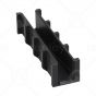 130mm Long Polyethylene Ribbed Guide Shoe Liner to Suit 16mm Guide Rail