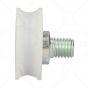 Nylon Door Hanger Roller with M10 Pin (Curved Track)