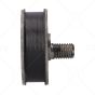 Steel Door Hanger Roller with Nylon Tyre & M12 Eccentric Pin (Flat Track)