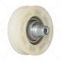 Nylon Door Hanger Roller with M12 Concentric Pin (Flat Track)