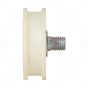 Nylon Door Hanger Roller with M12 Concentric Pin (Flat Track)