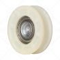 Nylon Door Hanger Roller with M12 Concentric Pin (Flat Track)