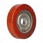 Vulkollan® Guide Roller (90mm OD) VU 93° with Steel Core