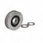 Steel Landing Door Hanger Roller with Polyurethane Tyre (Flat Track)