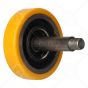 Polyurethane Guide Roller (80mm OD) & Pin for Gearless Lift with Cast Iron Core