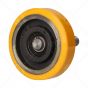 Polyurethane Guide Roller (80mm OD) & Pin for Gearless Lift with Cast Iron Core