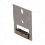 Stainless Steel Door Shoe with Felt & Rubber Gib