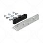 Mild Steel Universal Bracket with Nylon Gib (14mm Wide) & Fixings
