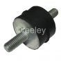 Rubber Shock Absorber On Steel Mounting Bolts