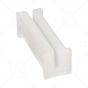 90mm Long Polyethylene Guide Shoe Liner to Suit 5mm Guide Rail