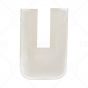 92mm Long Polyethylene Guide Shoe Liner to Suit 8mm Rail