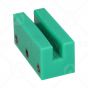 100mm Long Polyamide Goodsmover Guide Shoe Liner to Suit 10mm Guide Rail