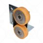 Guide Roller L Frame Assembly (2 Rollers 150x40)