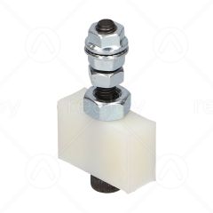 Steel Door Shoe with Nylon Gib