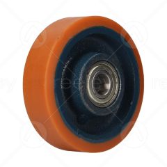 Polyurethane Guide Roller (100mm OD) with Cast Iron Core