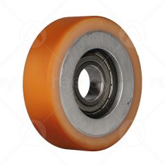 Vulkollan® Guide Roller (100mm OD) VU 93° with Aluminum Core