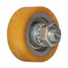 Vulkollan® Guide Roller (50mm OD) VU 93° with Steel Core