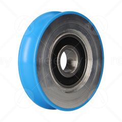 Steel Door Hanger Roller with Polyurethane Tyre (Curved Track) 