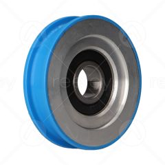 Steel Hanger Roller with Polyurethane Tyre (Flat Track)