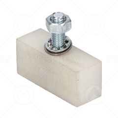 Nylon Door Guide Block with M6 Pin