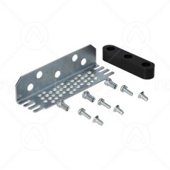 Mild Steel Universal Bracket with Nylon Gib (16mm Wide) & Fixings