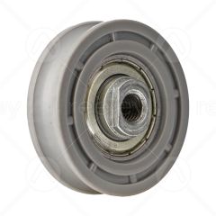 Nylon Door Hanger Roller with M10 Tapped Insert (Curved Track)