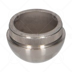 Stainless Steel Handrail Domed Capping Plug (42.4mm)
