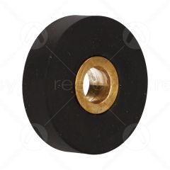 Rubber Wheel with Brass Centre