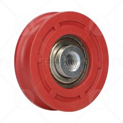 Hanger Roller with M8 Tapped Insert (Curved Track)