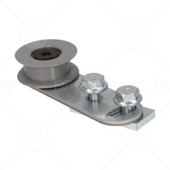 Nylon Skate Roller, Bracket & Clamping Plate