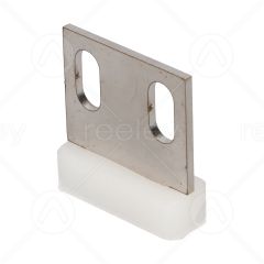 Stainless Steel Door Shoe with Nylon Gib