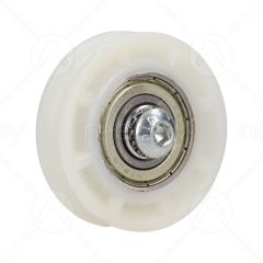 Slycma Nylon Hanger Roller with M8 Tapped Insert (Curved Track)