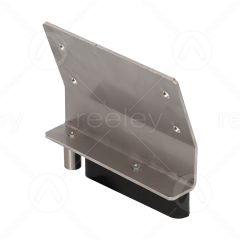 Stainless Steel Door Shoe with Nylon Swivel Gib