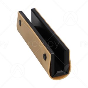 180mm Long Polyethylene Guide Shoe Liner & Cell Insert to Suit 16mm Rail