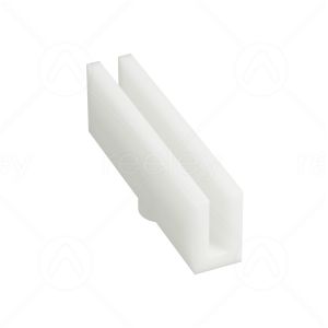 80mm Long Nylon Fixed Guide Shoe Liner to Suit 6mm Guide Rail