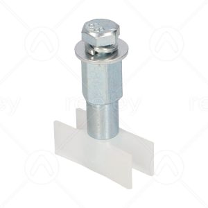 Butterfly Door Shoe (M8 Fixing) with Nylon Gib