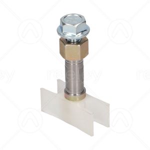 Butterfly Door Shoe with Nylon Gib for Multi Panel Doors