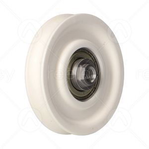 Nylon Hanger Roller with M8 Insert (Curved Track)