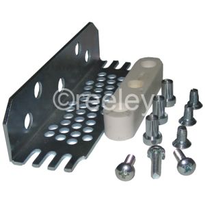 Mild Steel Universal Bracket with Nylon Gib (15mm Wide) & Fixings
