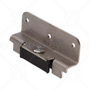 Stainless Steel Door Shoe with Nylon Butterfly Gib