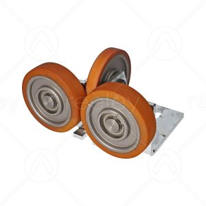 AR3 Guide Roller Assembly to Suit 9-19mm Rail (2 Side Rollers 200x40, 1 Face Roller 150x25)