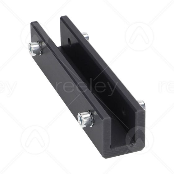 140mm Long Polyethylene Guide Shoe Liner with M6 Screws to Suit 16mm Guide Rail