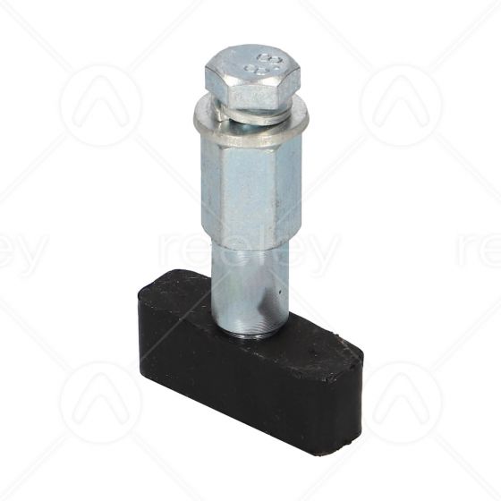 Door Shoe with Solid Rubber Gib