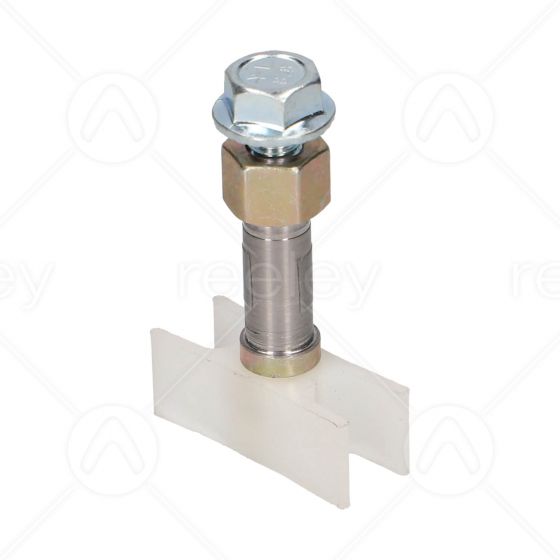 Butterfly Door Shoe with Nylon Gib for Multi Panel Doors